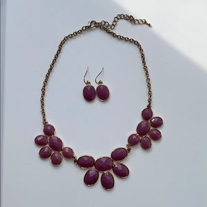 Matching Necklace and Earring Set